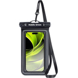 Universal Waterproof Case Pouch Mobile Origin - Svart / Transparent (Max. Telefon: 6,5")