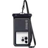Universal Waterproof Case Pouch Mobile Origin - Svart / Transparent (Max. Telefon: 6,8")