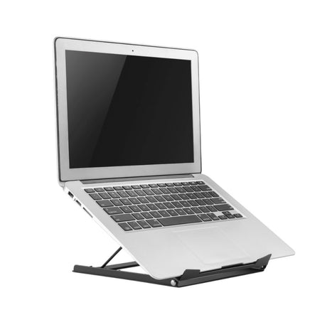 Deltaco Hopfällbart Laptop- / Surfplatteställ - 5 Positioner - Mått: 10-15" - Grå