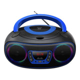 Denver TCL-212BTP Bluetooth Högtalare m. CD-Spelare - Svart / Blå