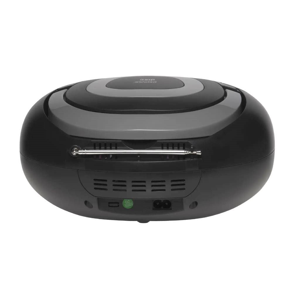 Denver TCL-212BTP Bluetooth Högtalare m. CD-Spelare - Svart / Grå