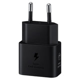 Original Samsung Super Fast Charge 25W GaN USB-C Power Adapter - Svart