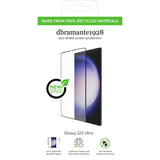 Samsung Galaxy S23 Ultra dbramante1928 Eco-Shield Skärmskydd med Installationsram - Svart Kant