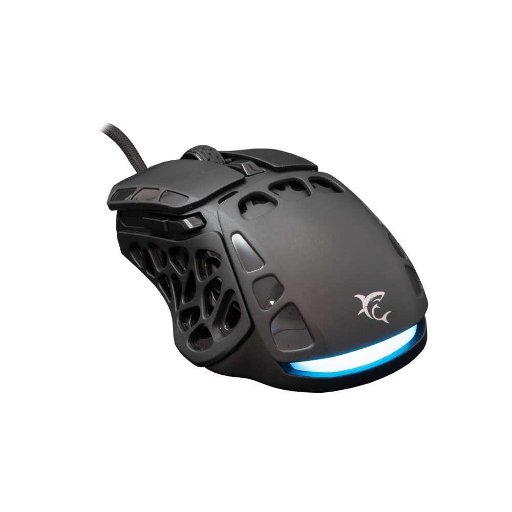 White Shark ECTOR Gaming Mus - 7D / 12400 DPI - Svart