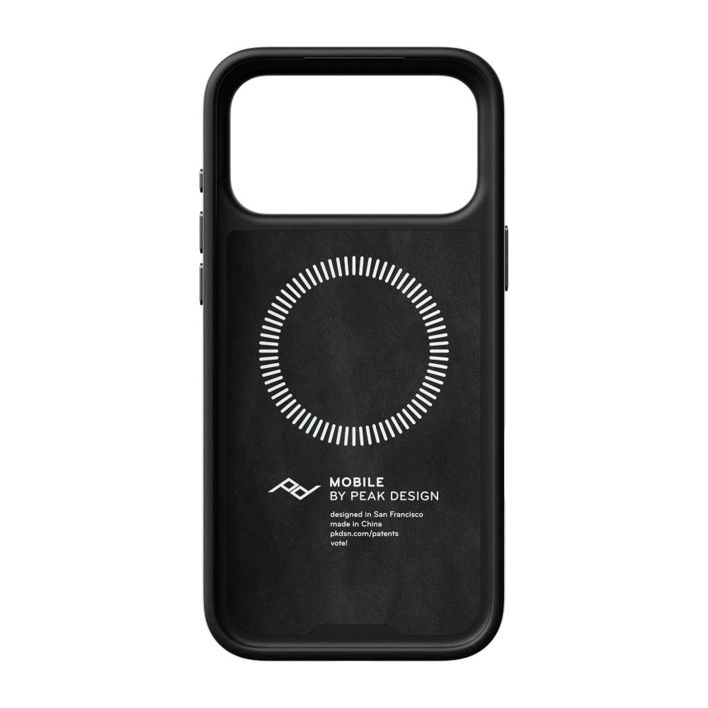 iPhone 18 Pro Max Peak Design Everyday Loop Skal - MagSafe Kompatibel - Black Clarino