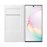 Original Samsung Galaxy Note 10 LED View Wallet Case - EF -NN970PWEGWW - White