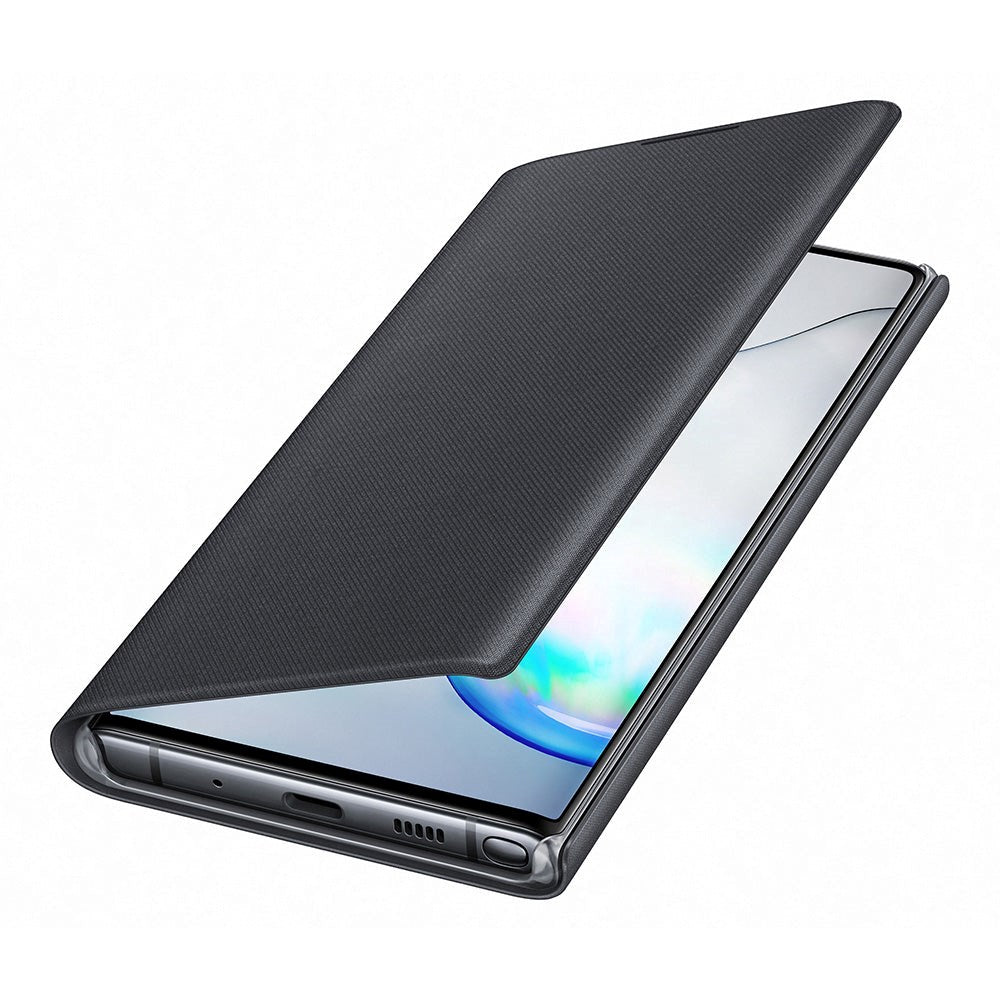 Original Samsung Galaxy Note 10 LED View Wallet Case - EF -NN970PBEGWW - Svart