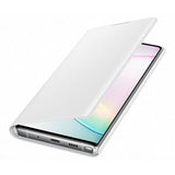 Original Samsung Galaxy Note 10 LED View Wallet Case - EF -NN970PWEGWW - White