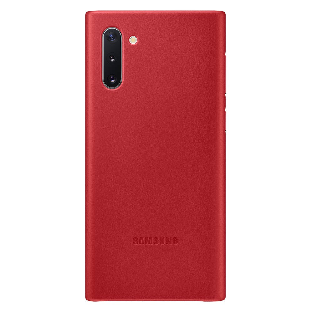 Original Samsung Galaxy Note 10 Läderfodral EF -VN970LREGWW - Röd