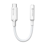 Alogiska element Pro USB -C till 3,5 mm ljudadapter - 10 cm - Vit