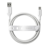 empower by PanzerGlass Racing 60W USB-A till USB-C Kabel – 1.2m – Silver White