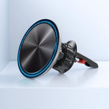 Joyroom Magnetisk Mobilhållare med LED & 15W Trådlös Laddning - Ventilationssystem - MagSafe-kompatibel - Svart