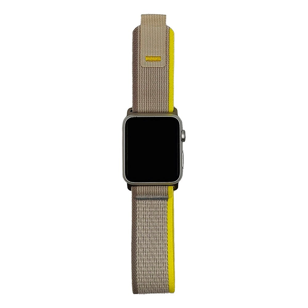 Apple Watch (38/40/SE/41/42mm) Kardborre Stof Apple Watch Rem - Sort