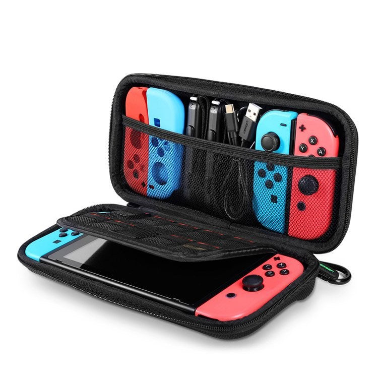 UGREEN Nintendo Switch / Switch OLED / Switch Lite Tyg Förvaringsväska med Dragkedja - Svart