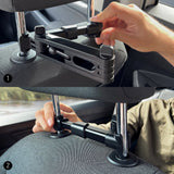 Wozinsky Backseat Car Mount För Bilens Nackstöd - Max Storlek: 125 - 205mm - Svart