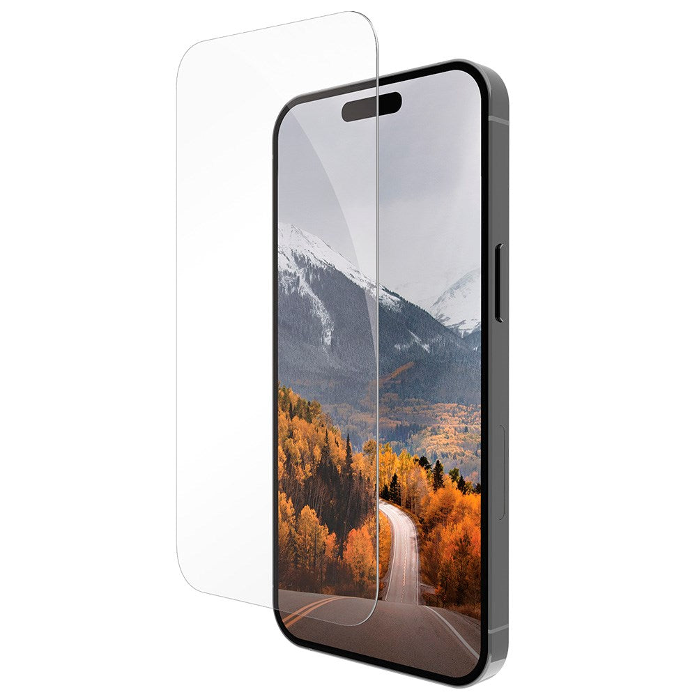 iPhone 16 Plus / 15 Plus dbramante1928 Eco-Protect Glasskärmskydd med Monteringsram - Case Friendly - Genomskinlig