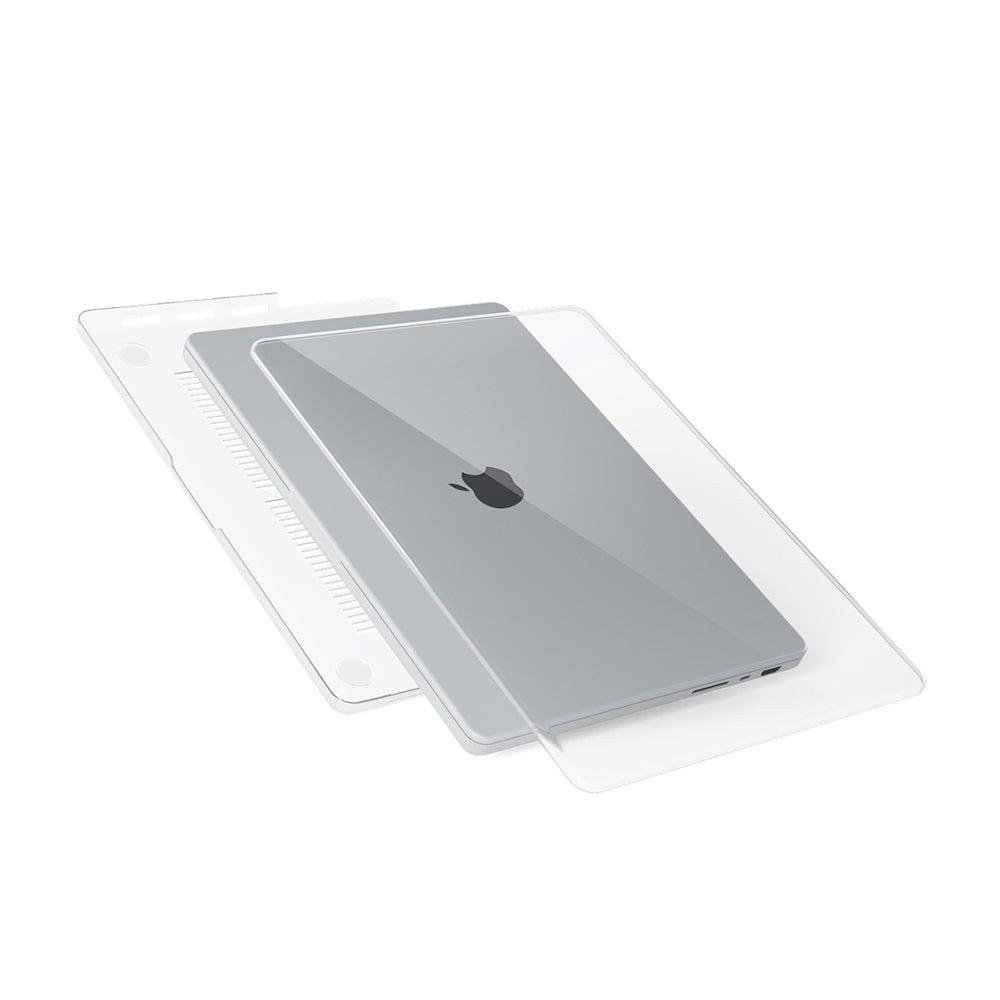 MacBook Air 13 M2/M3 (2022-2024) Epico Hard Shell Skal - Genomskinlig