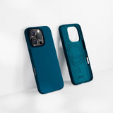 iPhone 16 Pro Max Epico Mag+ Silikon Skal - MagSafe Kompatibel - Petrol Blue