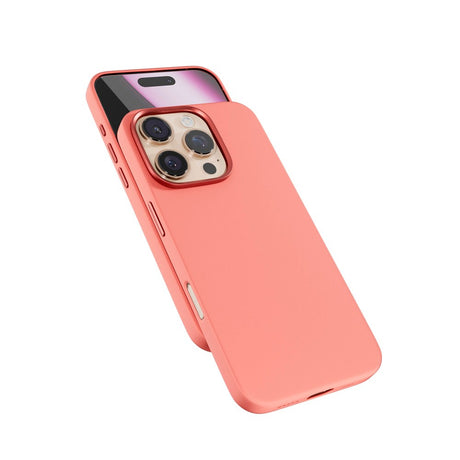 iPhone 16 Pro Max Epico Mag+ Silikon Skal - MagSafe Kompatibel - Peach Pink