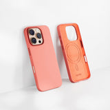 iPhone 16 Pro Max Epico Mag+ Silikon Skal - MagSafe Kompatibel - Peach Pink