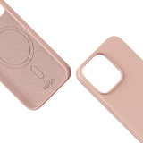 iPhone 15 Epico Silikon Skal - MagSafe Kompatibel - Rosa