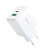 Epico Pro 2.0 Väggladdare PD 38W med USB-C & USB-A - Vit