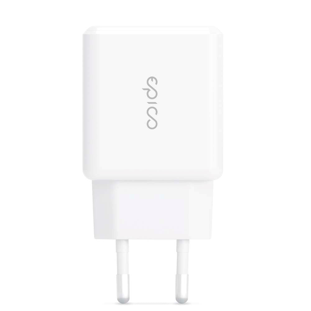 Epico Pro 2.0 Väggladdare PD 38W med USB-C & USB-A - Vit