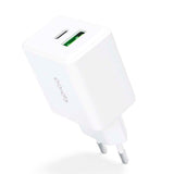 Epico Pro 2.0 Väggladdare PD 38W med USB-C & USB-A - Vit