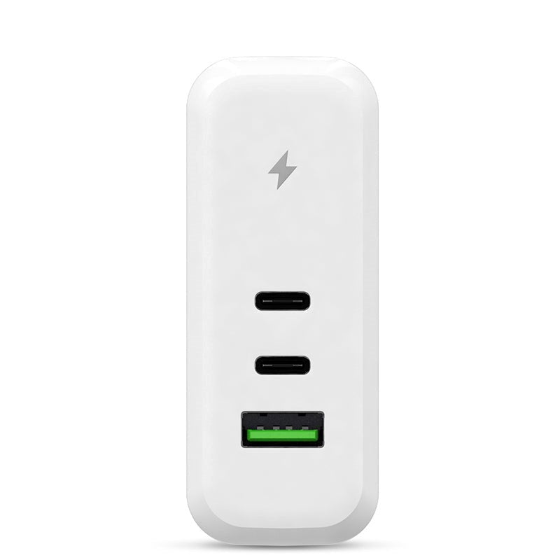 Epico Väggladdare PD 100W GaN med 2 x USB-C & 1 x USB-A - Vit