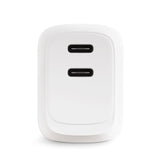 Epico Väggladdare PD 45W m. 2 x USB-C - Vit