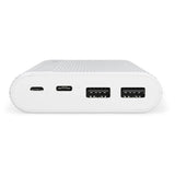 Epico Powerbank Multiport m. 2 x USB-A og 1 x USB-C - 20.100 mAh - Vit