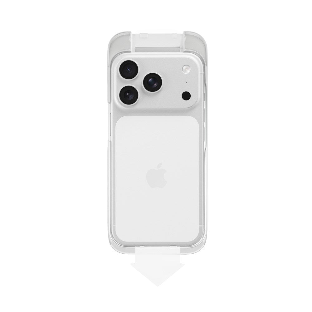 iPhone 18 Pro Max Epico Privacy AntiReflective Glass 3D Skärmskyddsglas m. Monteringsram - Transparent