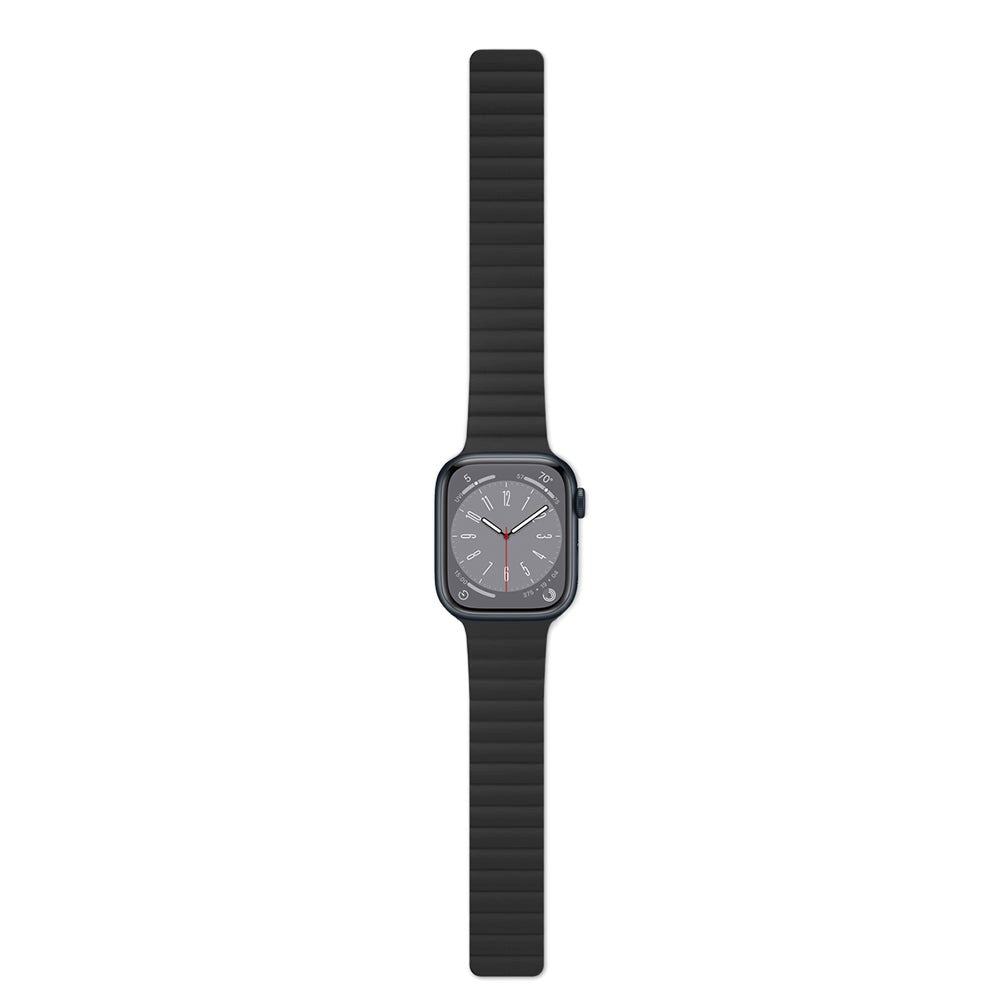 Apple Watch (38/40/SE/41/42mm) Epico Magnetisk Silikon Armband - Svart / Blå