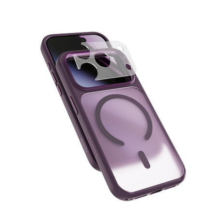 iPhone 18 Pro / 17 Pro Epico HeroMatte Pro Mag+ Skal m. Kameraskydd - MagSafe Kompatibel - Lila