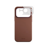 iPhone 18 Pro / 17 Pro Epico Leather Pro Mag+ Skal m. Kameraskydd - MagSafe Kompatibel - Brun
