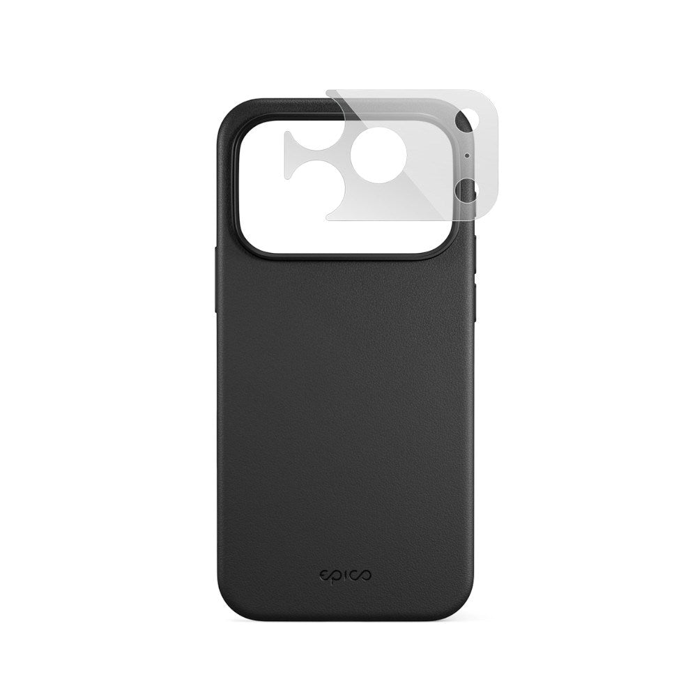 iPhone 18 Pro / 17 Pro Epico Leather Pro Mag+ Skal m. Kameraskydd - MagSafe Kompatibel - Sort