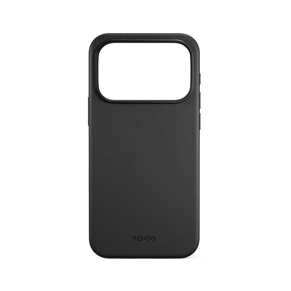 iPhone 18 Pro / 17 Pro Epico Leather Pro Mag+ Skal m. Kameraskydd - MagSafe Kompatibel - Sort
