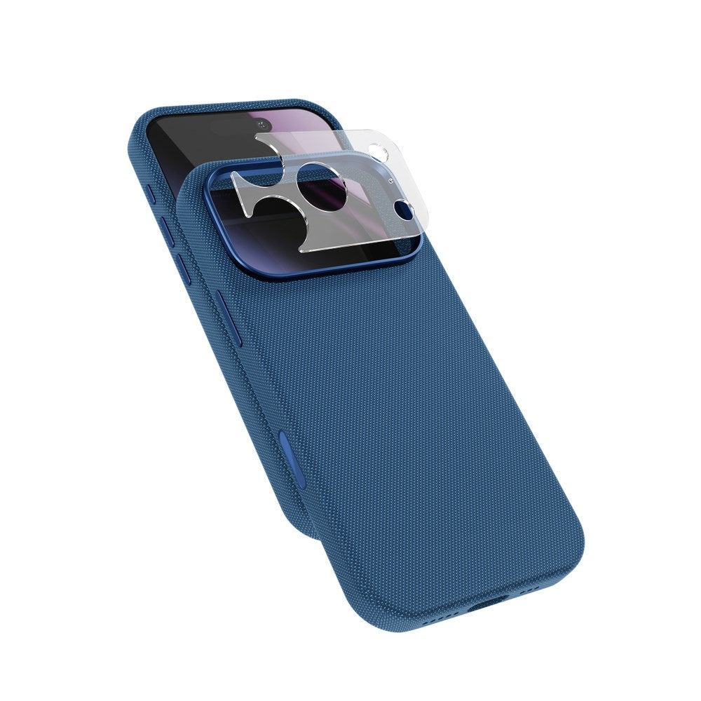 iPhone 18 Pro / 17 Pro Epico SolidWoven Pro Mag+ Skal m. Kameraskydd - MagSafe Kompatibel - Blå
