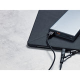 Epico 3in1 Multikabel - USB-C / Lightning / Micro USB - Svart