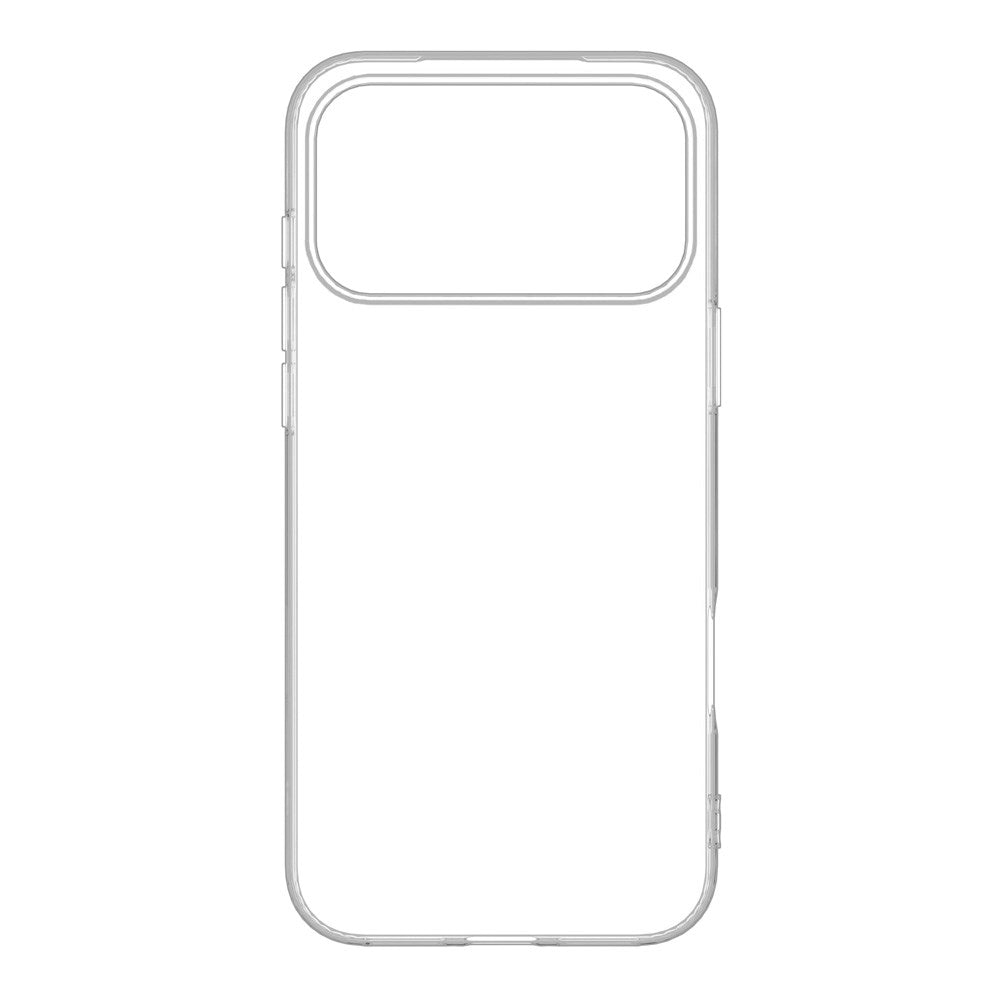 eSTUFF iPhone 17 Pro Max INFINITE VIENNA Flexibelt Plast Skal - 100% Återvunnen Plast - Genomskinlig