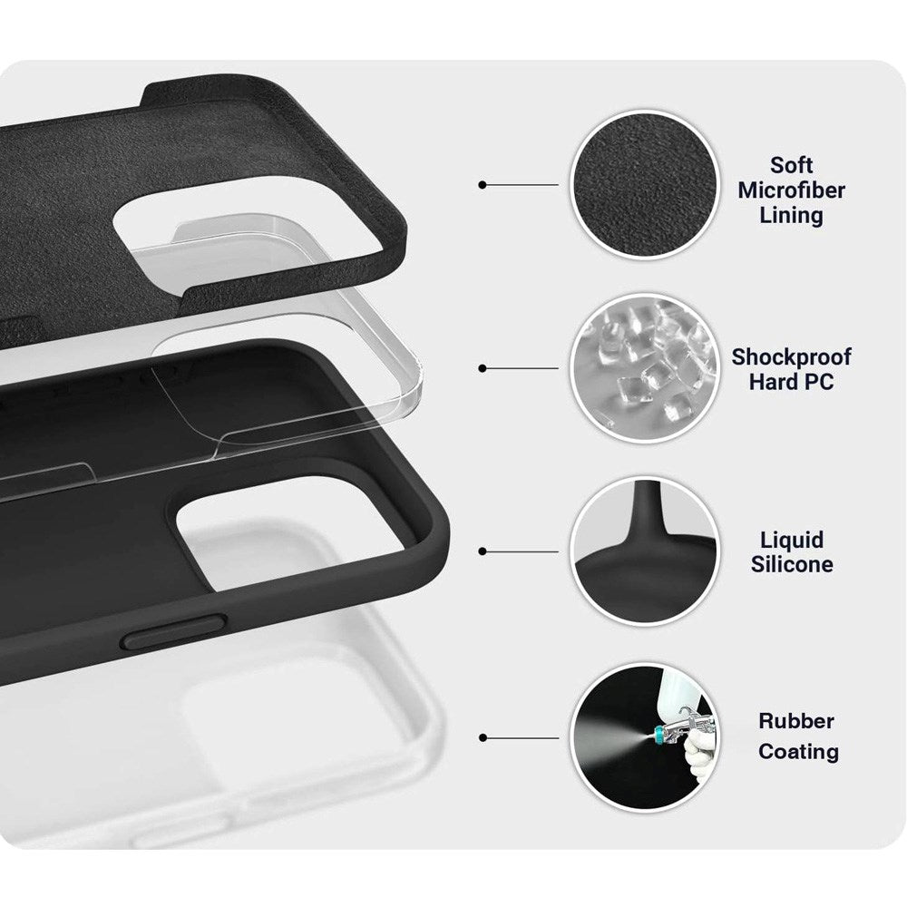eSTUFF iPhone 17 Pro INFINITE ROME Skal - Återvunnet Material - Svart