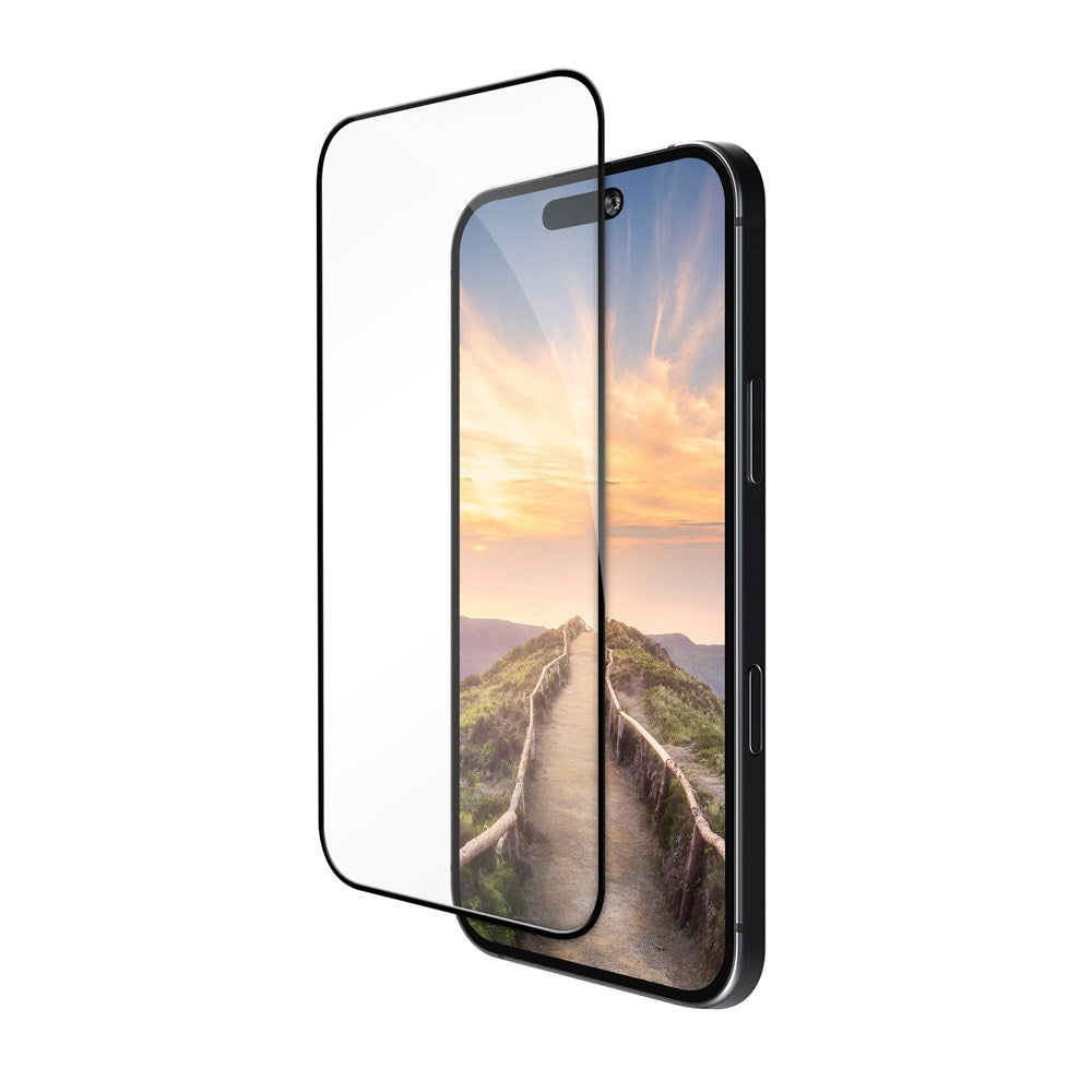 iPhone 17 Pro Max dbramante1928 Eco-Shield Skärmskydd med Installationsram - Svart Kant