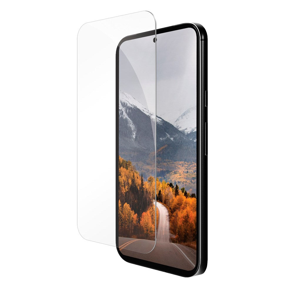 Google Pixel 9a dbramante1928 Eco-Protect Glasskärmskydd med Monteringsram - Case Friendly - Genomskinlig