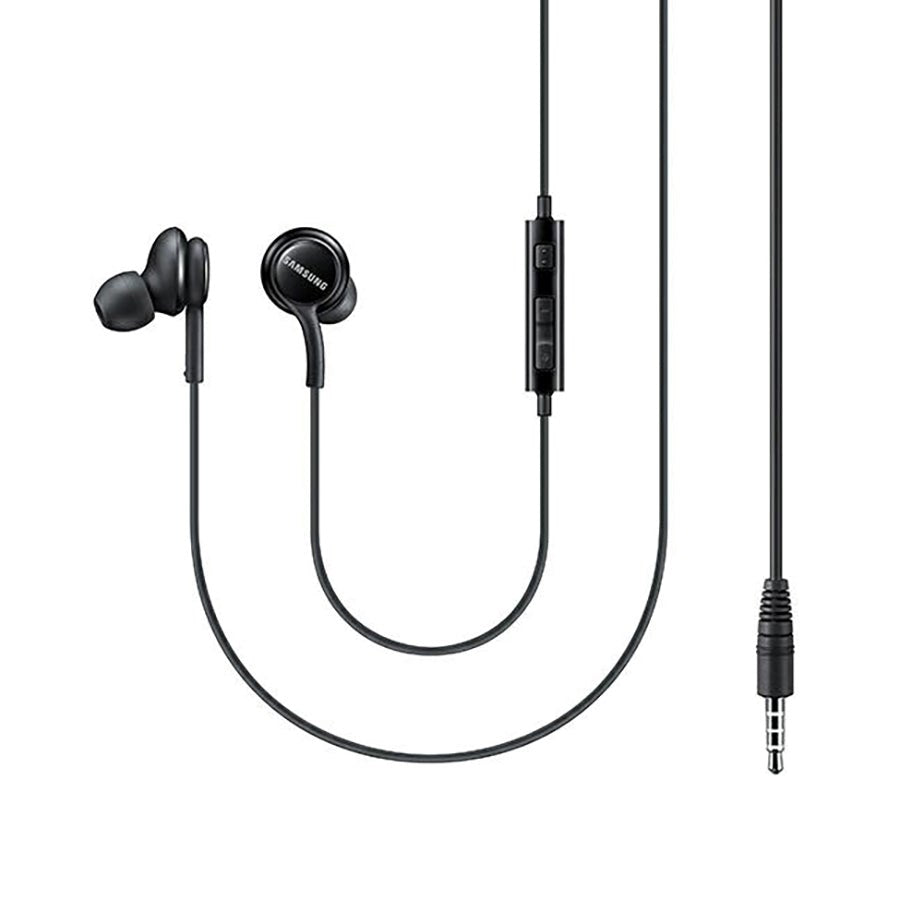 Original Samsung In-Ear Hörlurar med Mikrofon och Fjärrkontroll - Svart