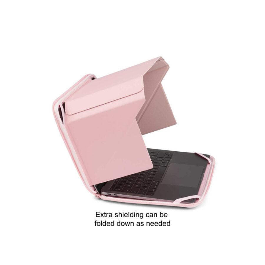 Philbert MacBook 15-16" Fodral med Inbyggt Sol / Privacy Skydd - Rosa