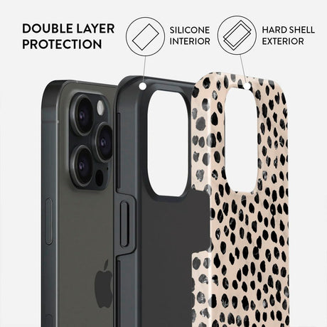 iPhone 15 Pro Burga Tough Fashion Skal - Almond Latte