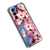 Samsung Galaxy A14 (5G) Flexibelt Skal - Rosa Blommor