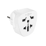 Fixed Reseadapter för EU / UK / USA / AUS - Vit