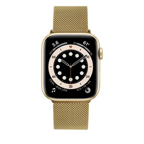 Apple Watch (42/44/SE/45/49mm) Fixed Mesh Rem - Guld