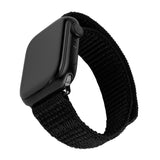 Apple Watch (42/44/SE/45/46/49mm) Fixed Nylonrem - Svart